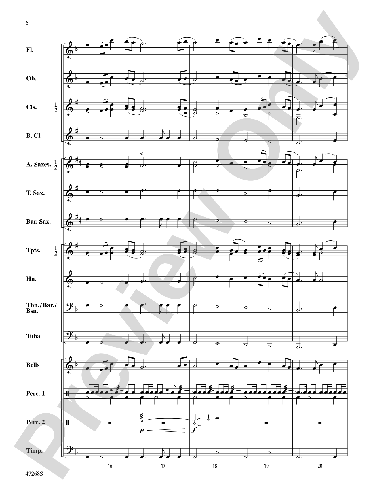 Lakeside: Concert Band Conductor Score & Parts