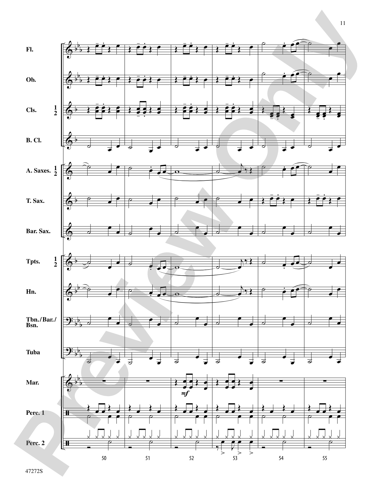 We Be Jammin': Concert Band Conductor Score & Parts