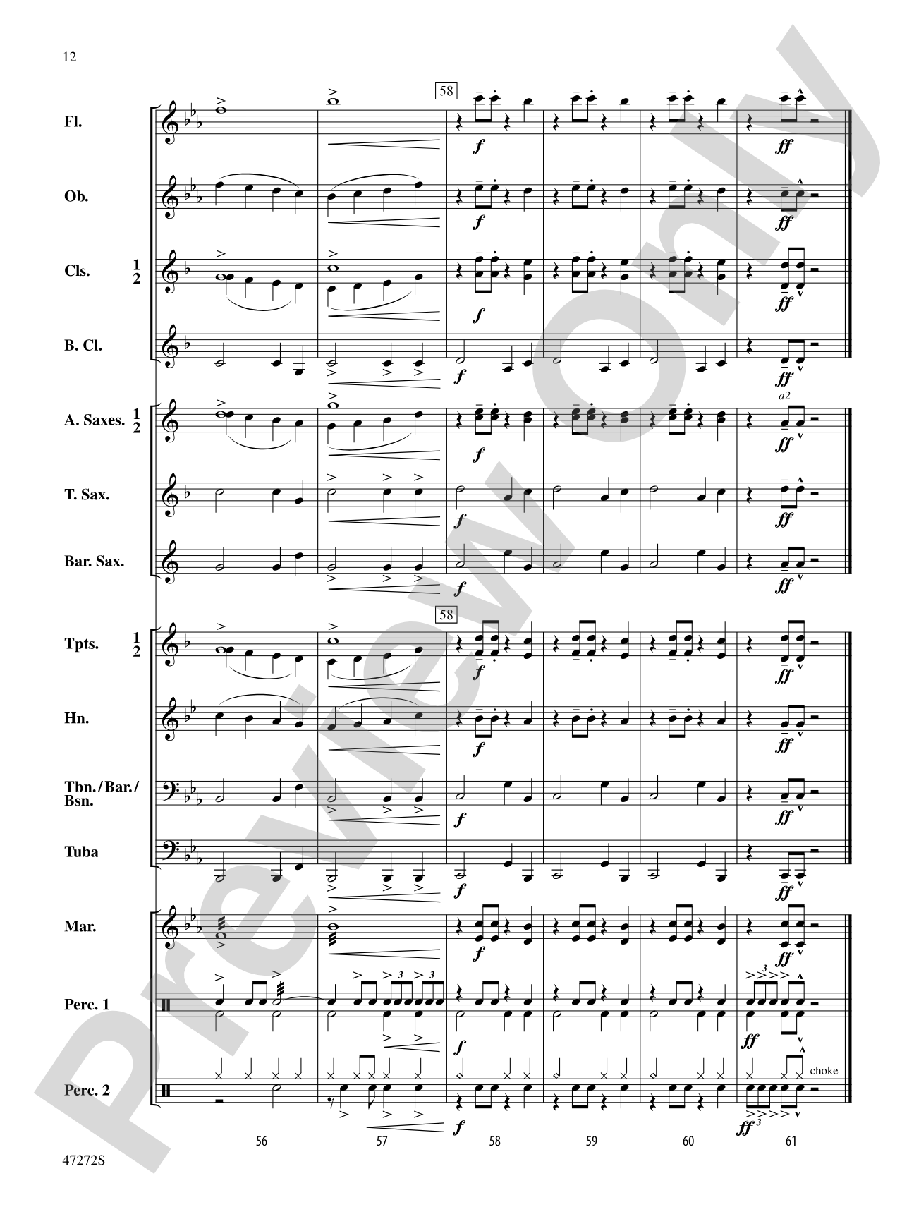 We Be Jammin': Concert Band Conductor Score & Parts