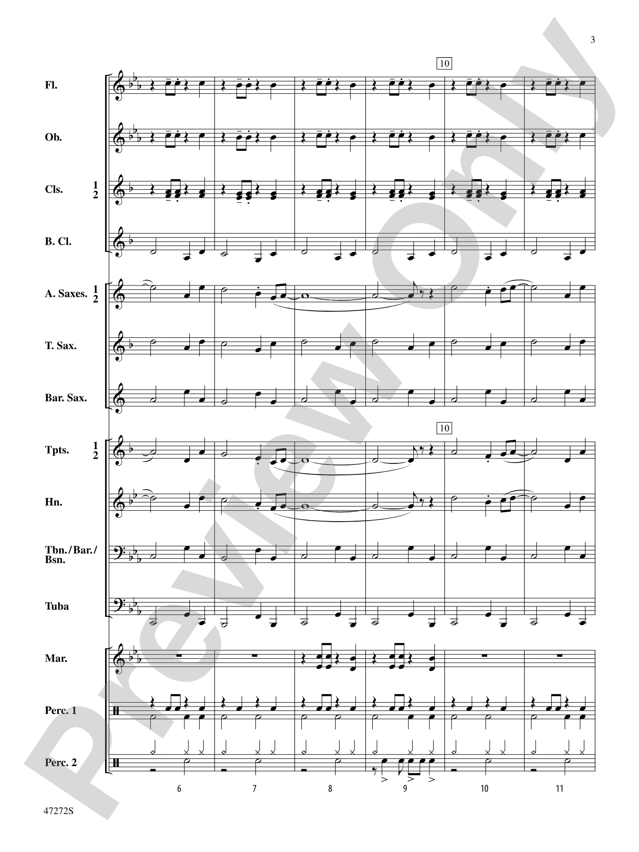 We Be Jammin': Concert Band Conductor Score & Parts