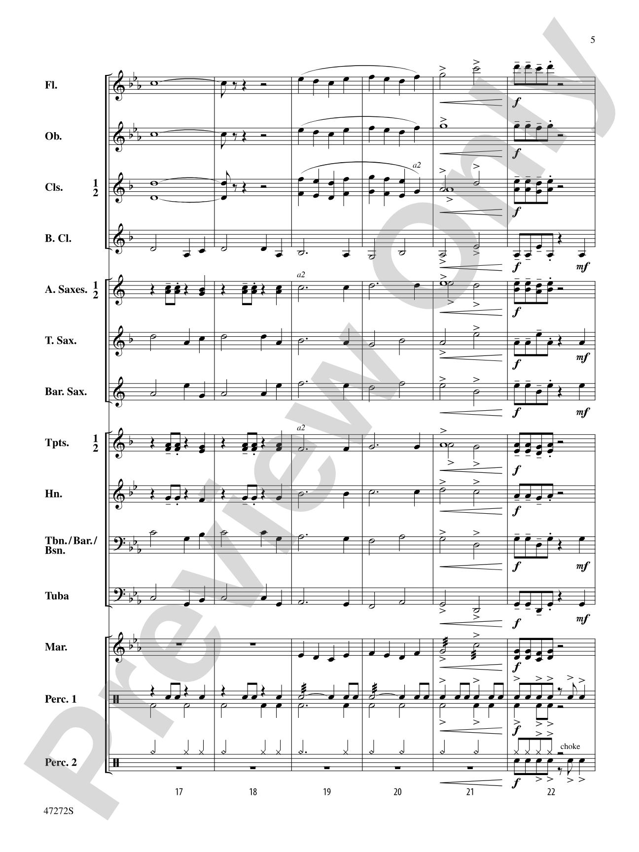 We Be Jammin': Concert Band Conductor Score & Parts