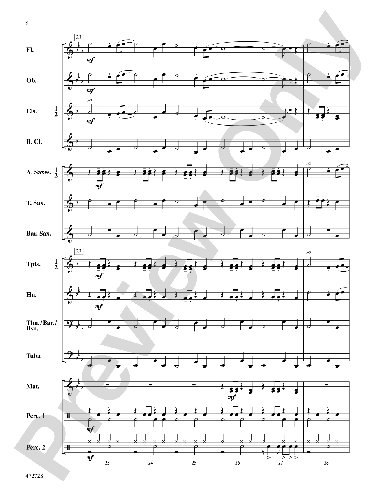 We Be Jammin': Concert Band Conductor Score & Parts