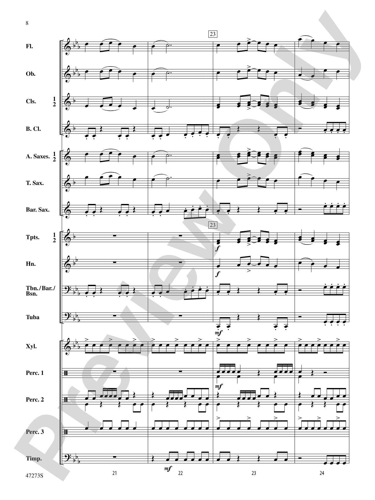 Armor of the Mystic: Concert Band Conductor Score & Parts