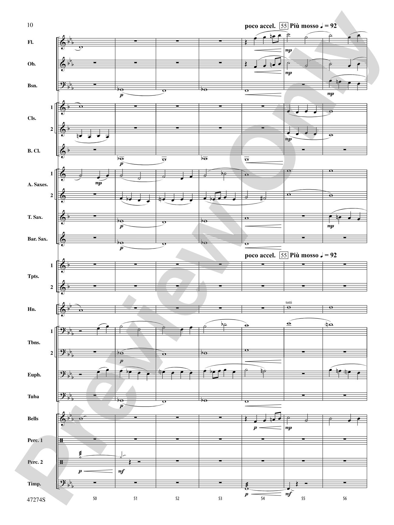 Hawkeye Overture: Concert Band Conductor Score & Parts