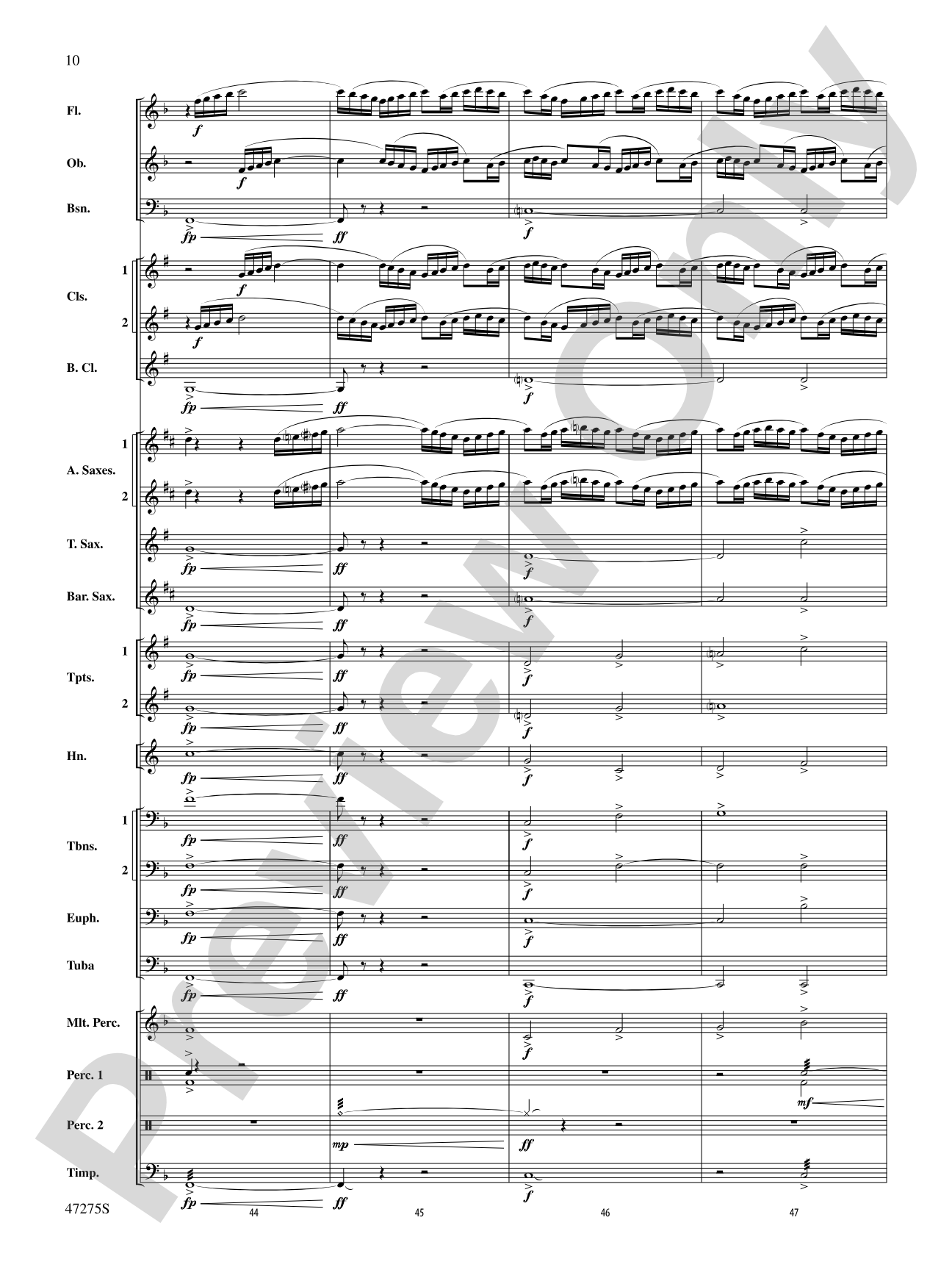 Power the Earth: Concert Band Conductor Score & Parts