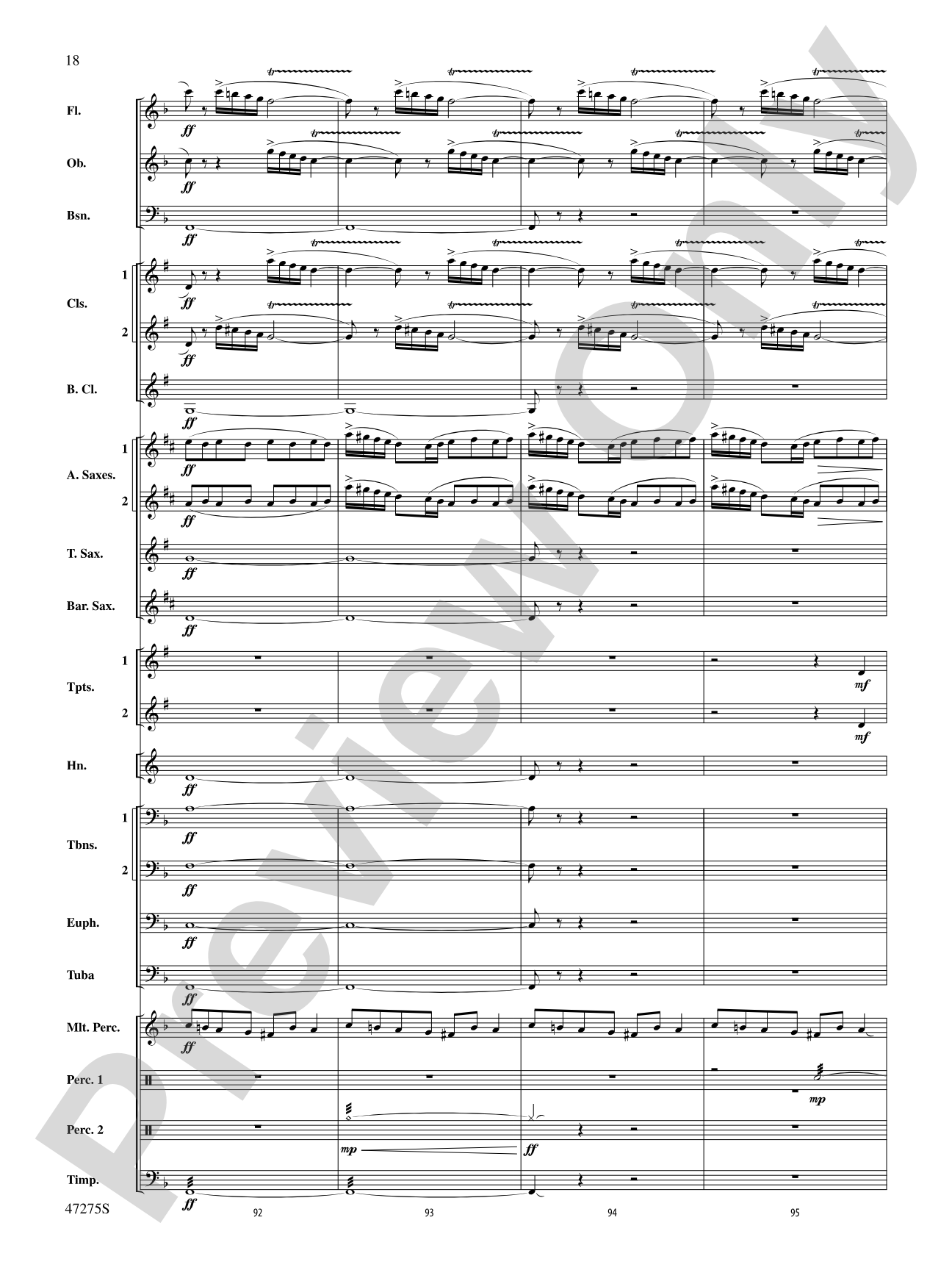 Power the Earth: Concert Band Conductor Score & Parts