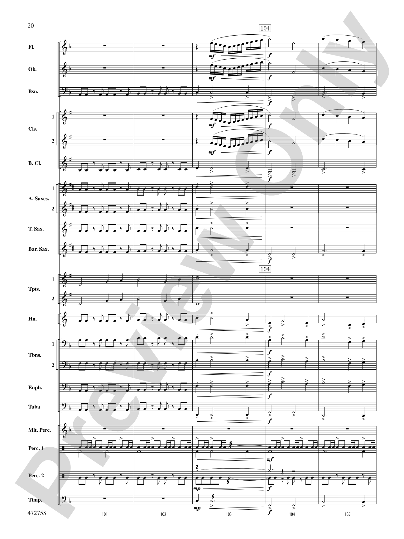 Power the Earth: Concert Band Conductor Score & Parts