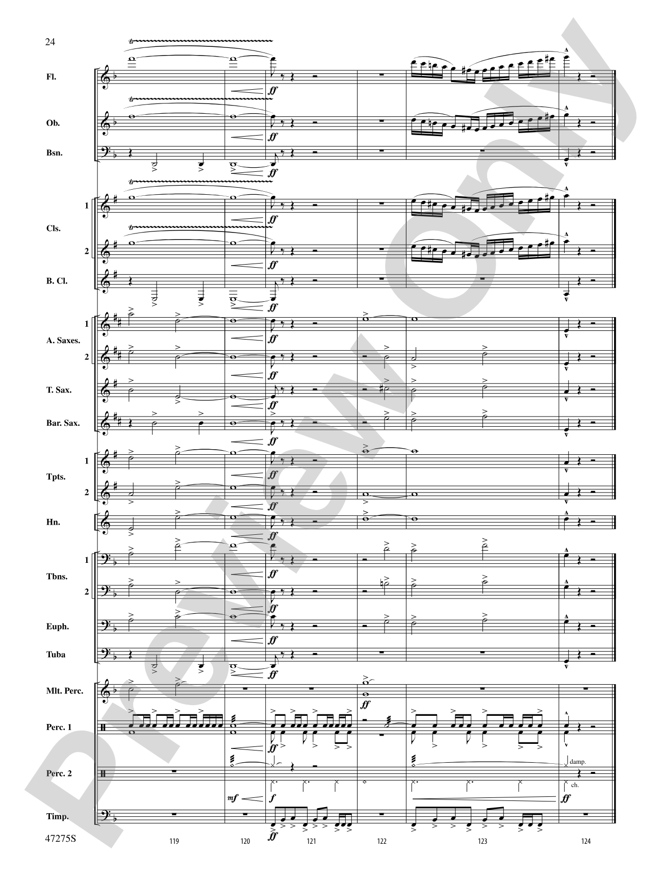 Power the Earth: Concert Band Conductor Score & Parts