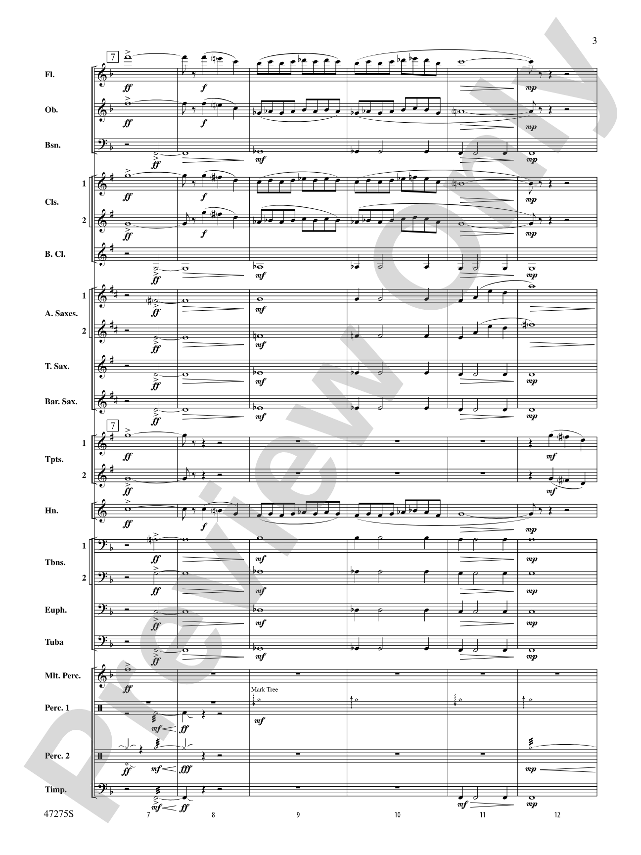 Power the Earth: Concert Band Conductor Score & Parts