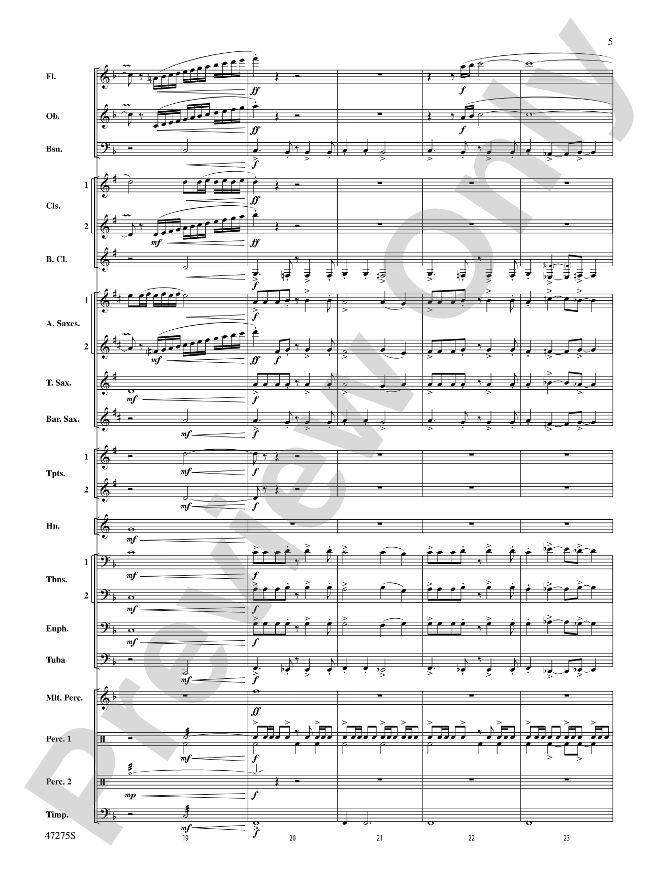 Power the Earth: Concert Band Conductor Score & Parts