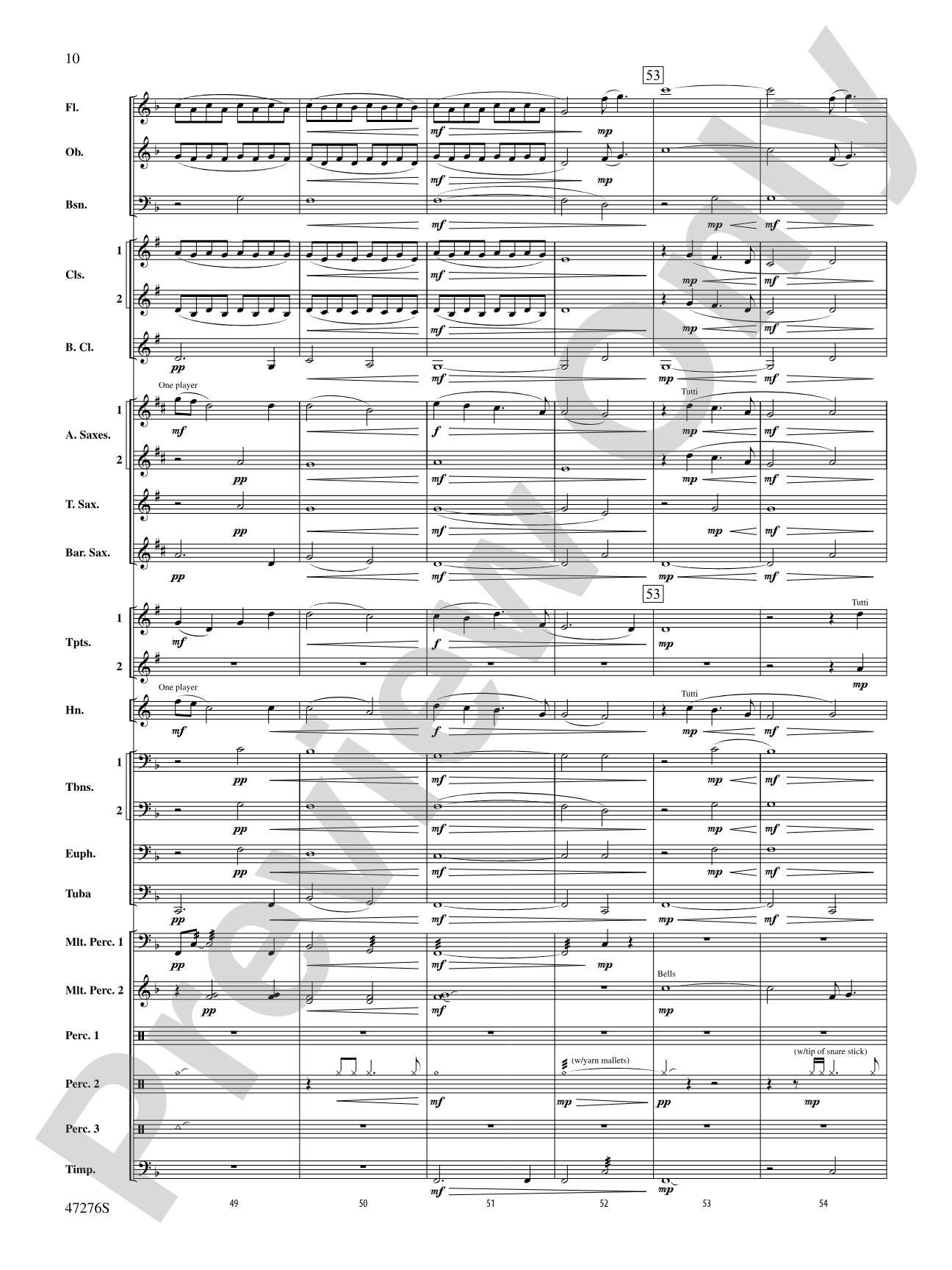 Journey: Concert Band Conductor Score & Parts