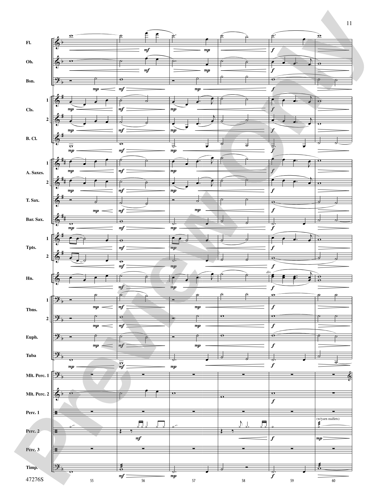 Journey: Concert Band Conductor Score & Parts