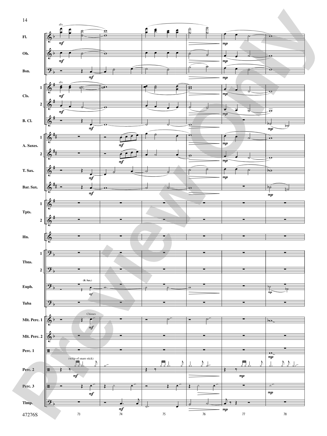 Journey: Concert Band Conductor Score & Parts