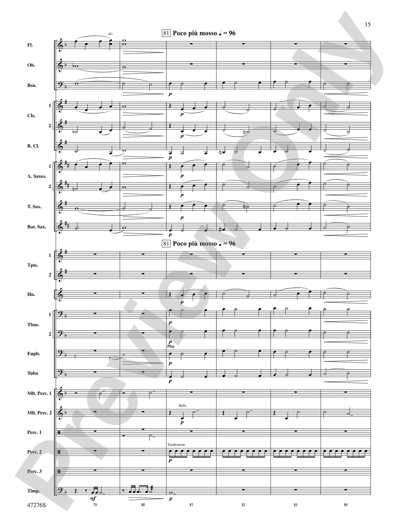 Journey: Concert Band Conductor Score & Parts