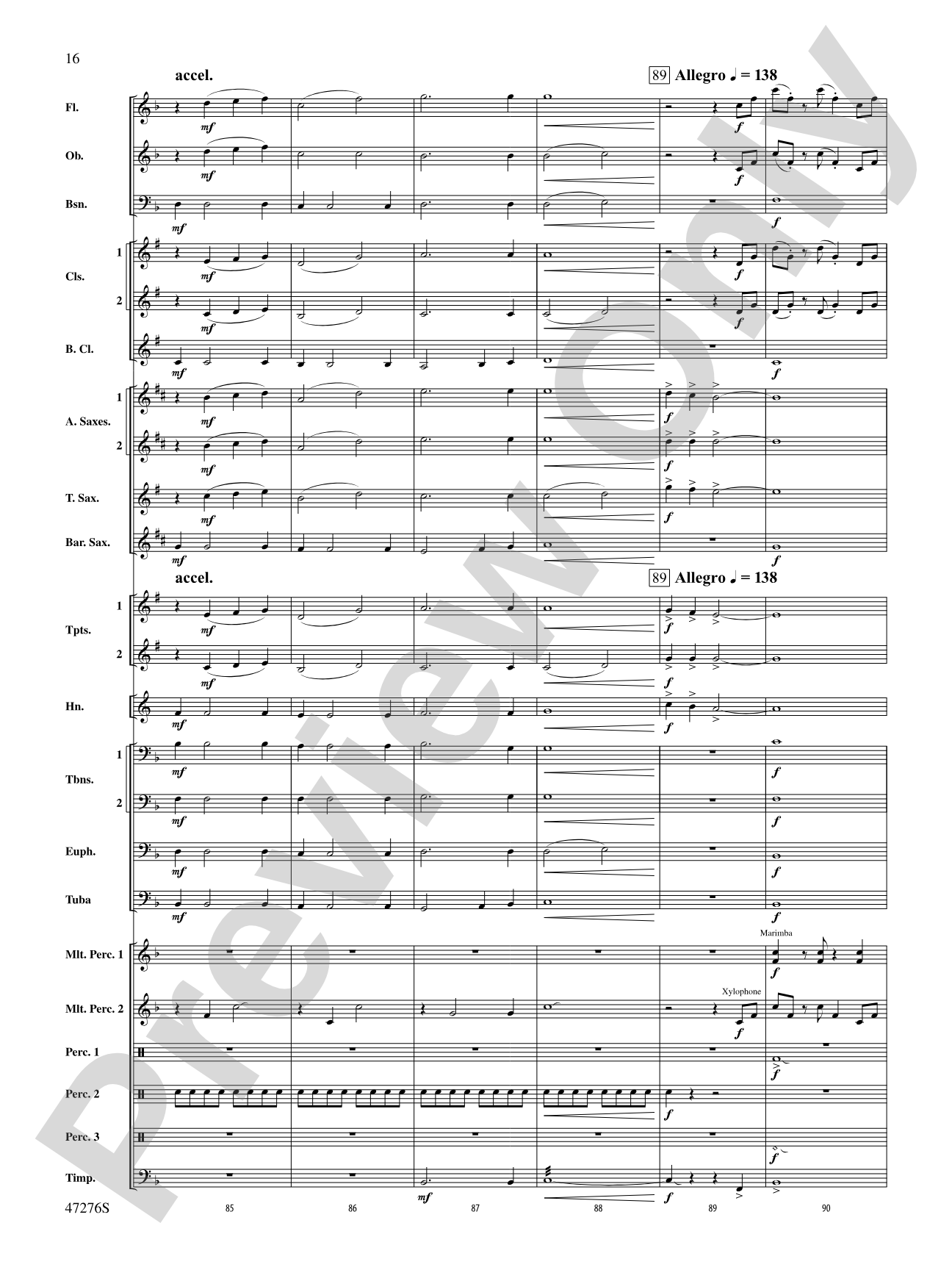 Journey: Concert Band Conductor Score & Parts