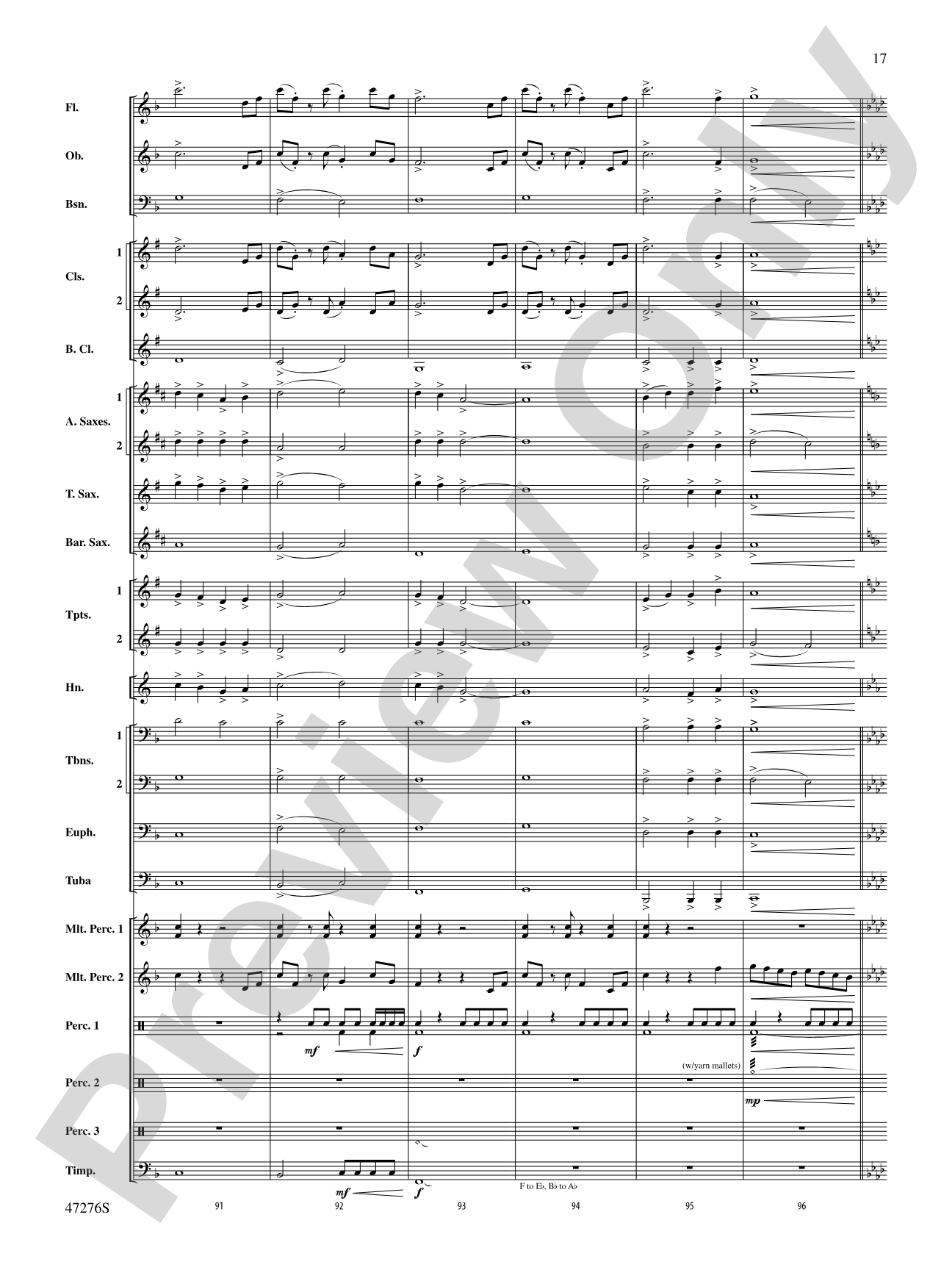Journey: Concert Band Conductor Score & Parts