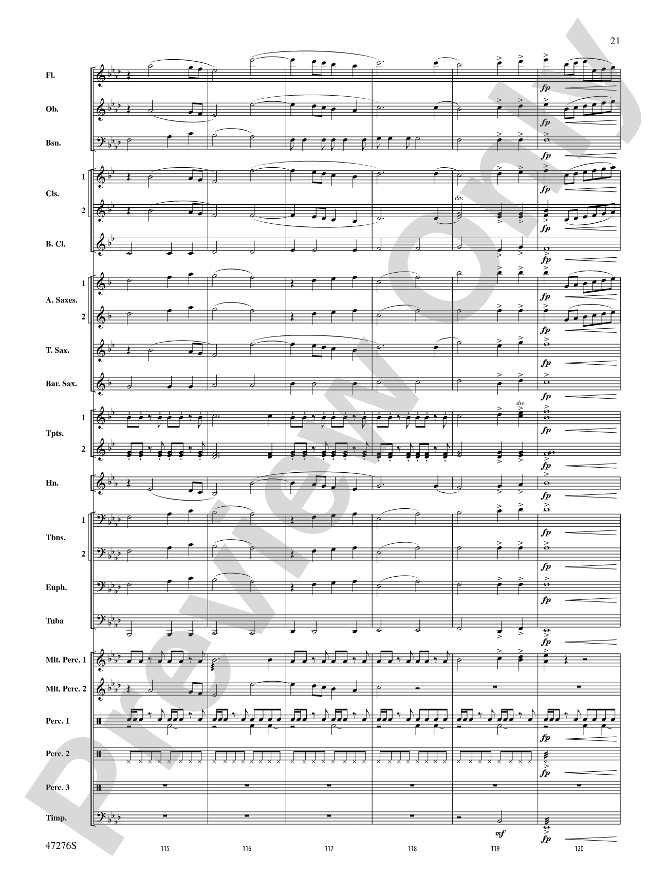 Journey: Concert Band Conductor Score & Parts