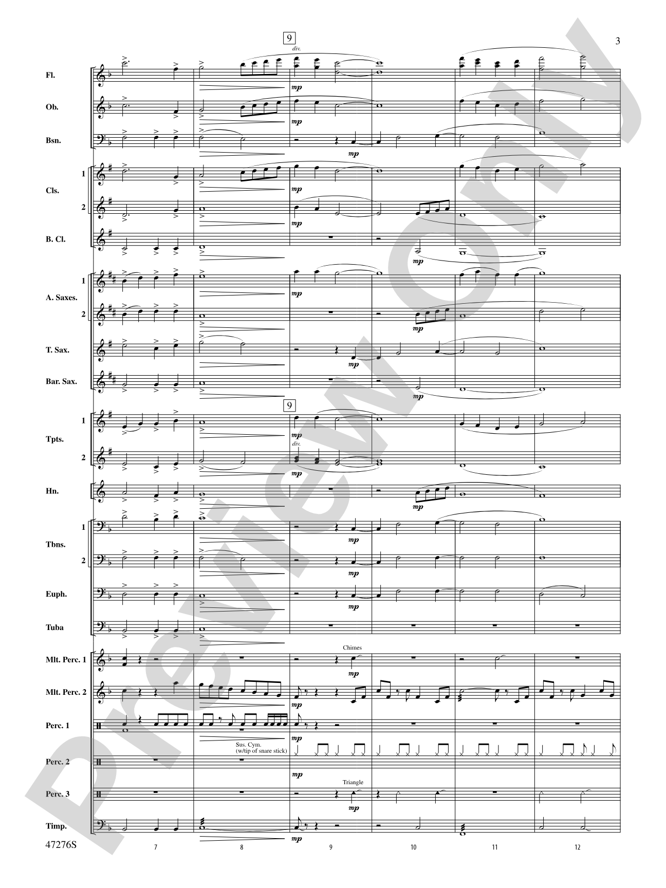 Journey: Concert Band Conductor Score & Parts