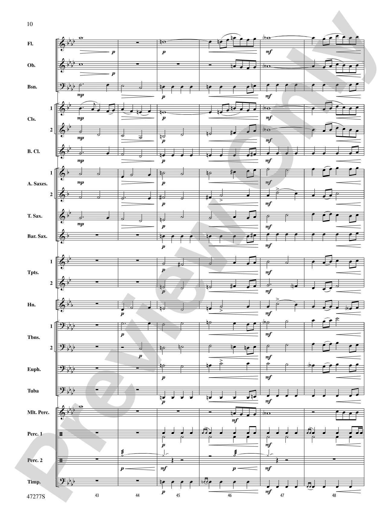 Legion: Concert Band Conductor Score & Parts