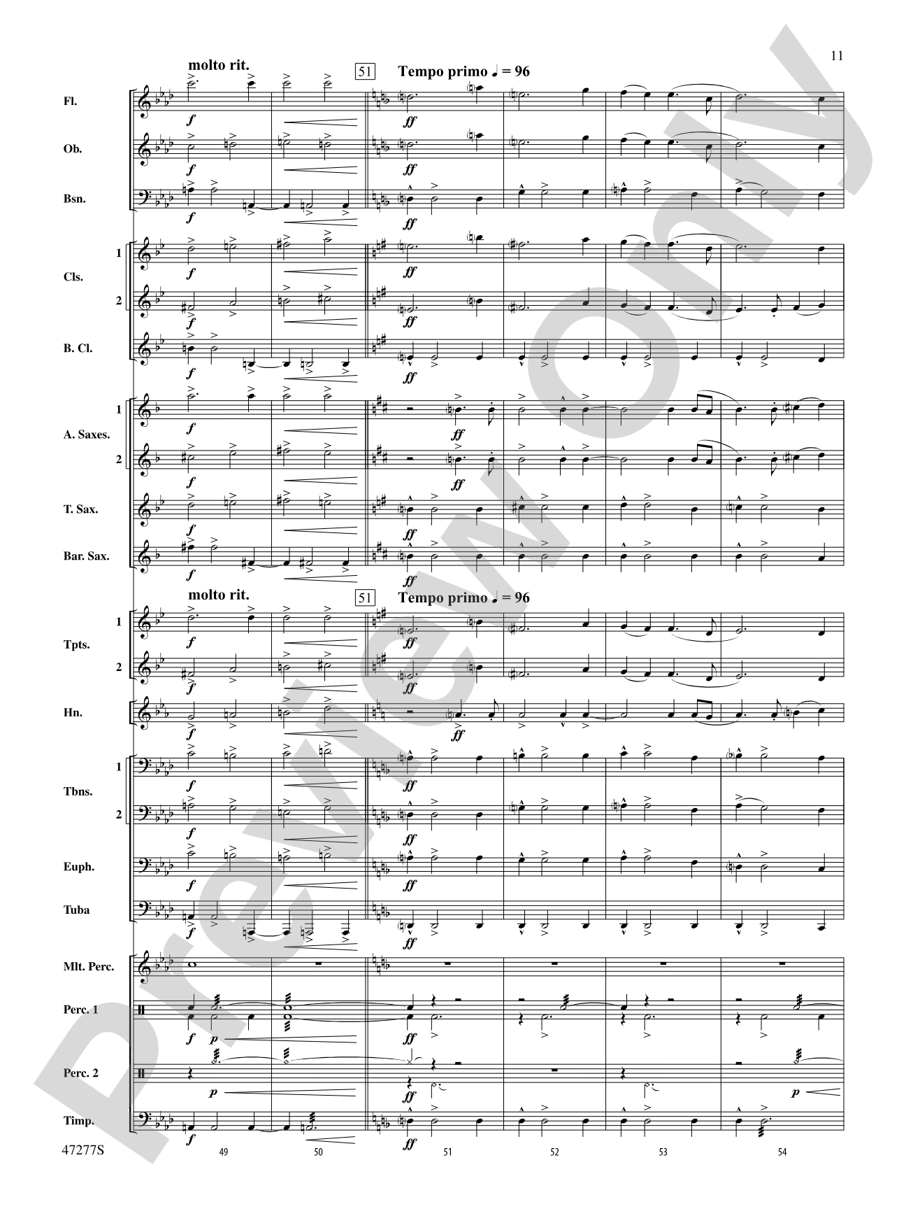 Legion: Concert Band Conductor Score & Parts