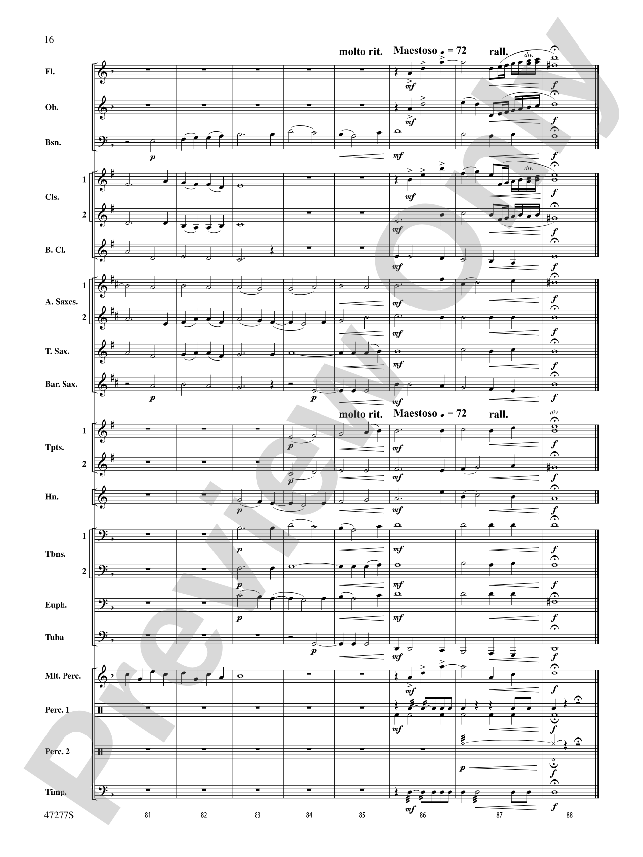 Legion: Concert Band Conductor Score & Parts