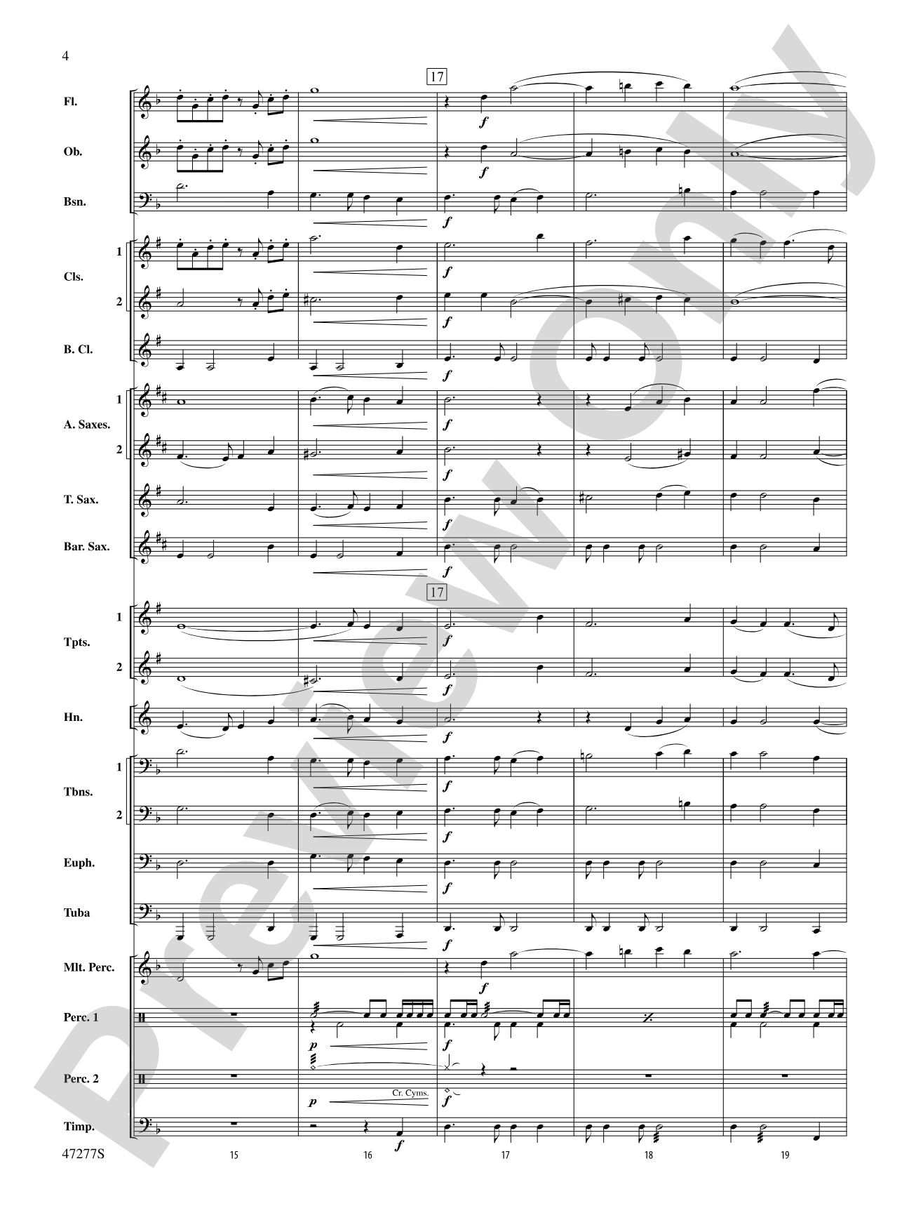 Legion: Concert Band Conductor Score & Parts