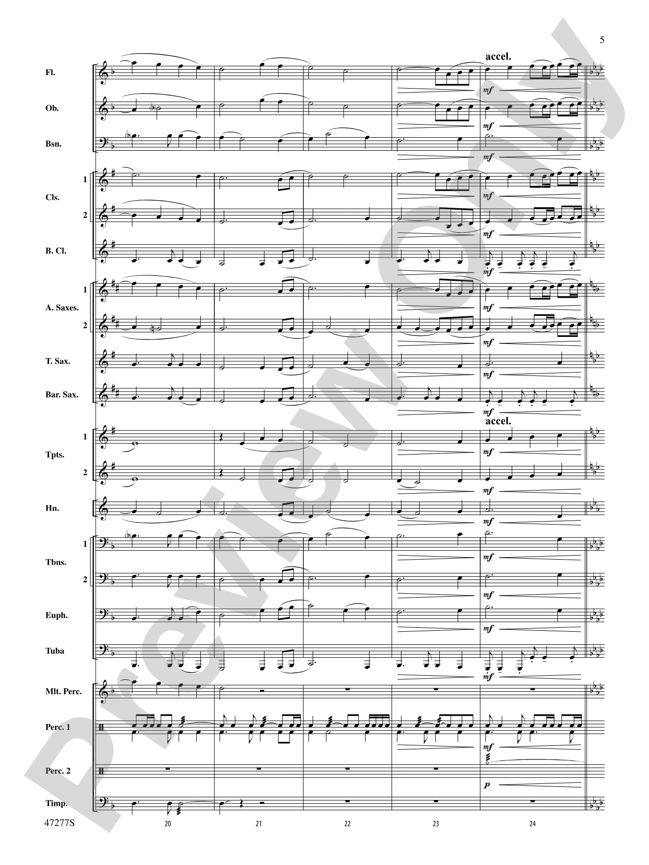 Legion: Concert Band Conductor Score & Parts