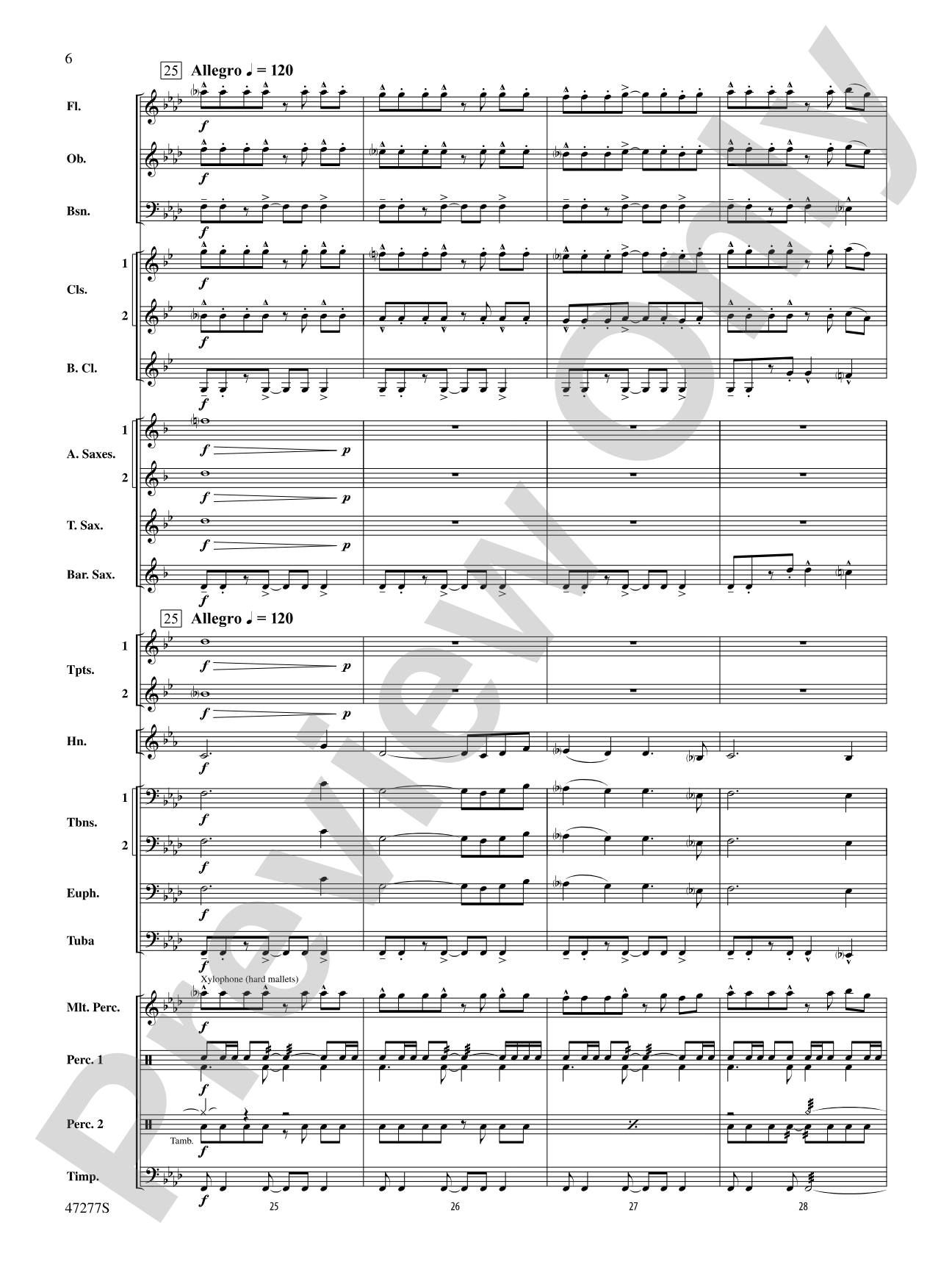 Legion: Concert Band Conductor Score & Parts