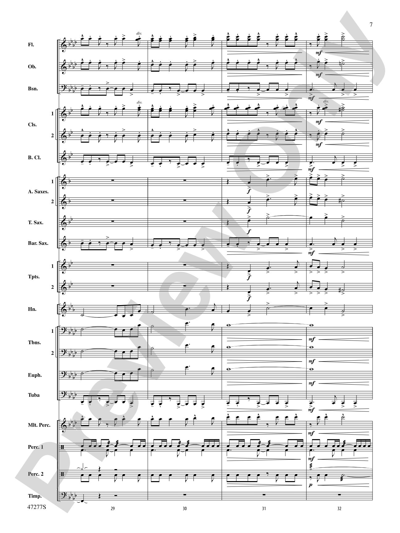 Legion: Concert Band Conductor Score & Parts