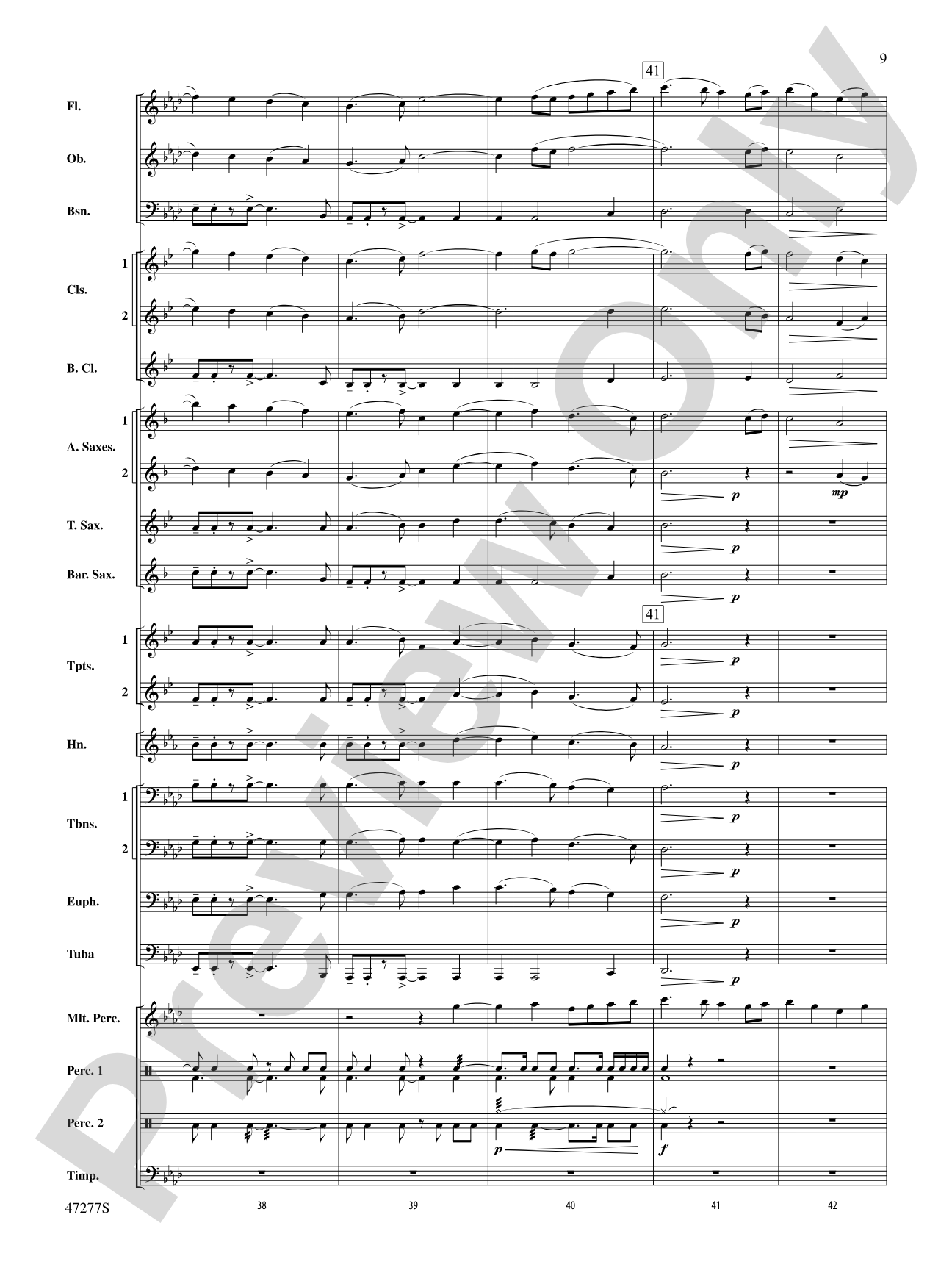Legion: Concert Band Conductor Score & Parts