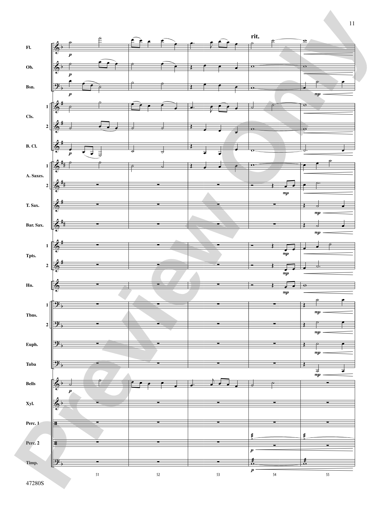 Typhoon: Concert Band Conductor Score & Parts