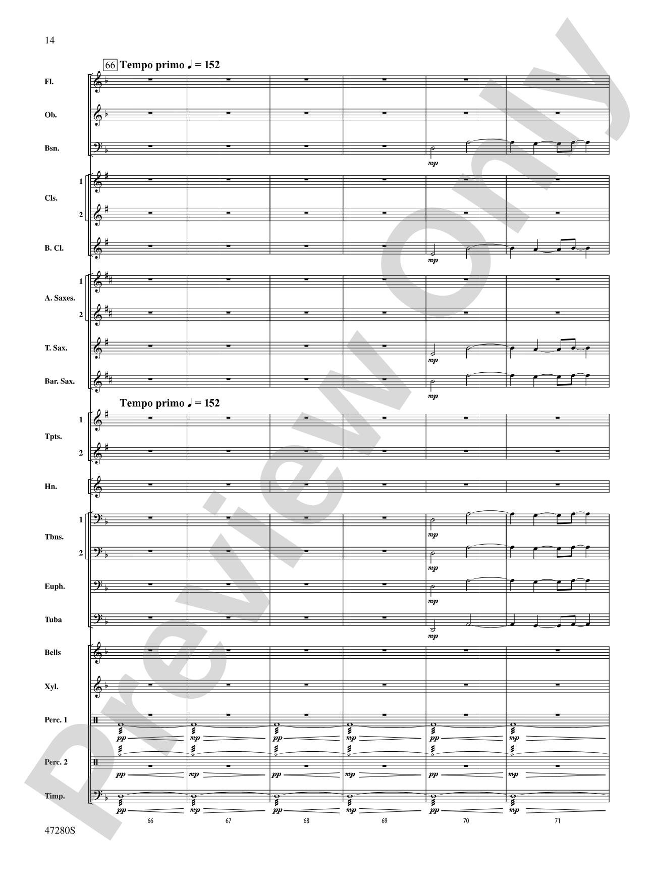 Typhoon: Concert Band Conductor Score & Parts