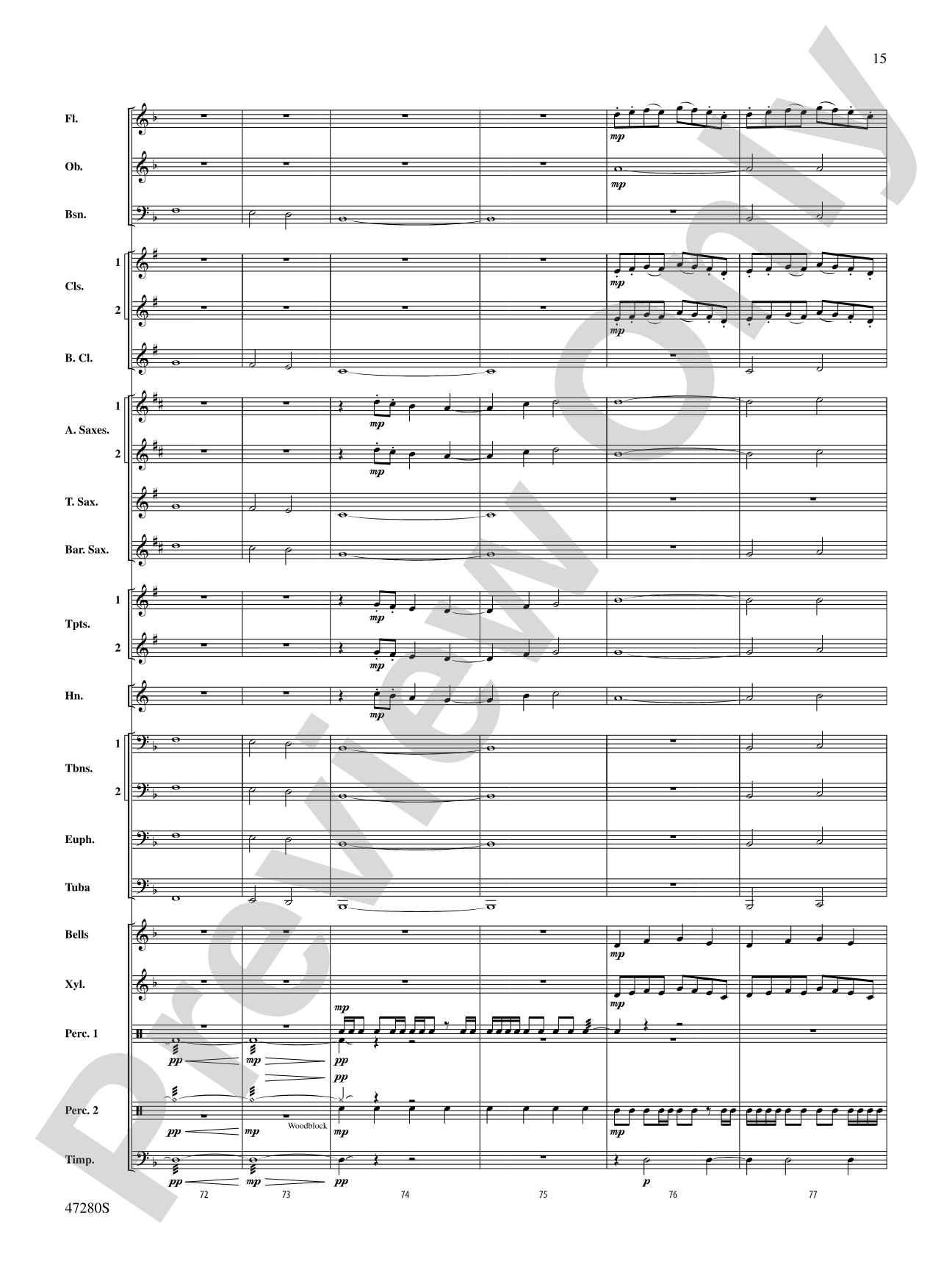 Typhoon: Concert Band Conductor Score & Parts