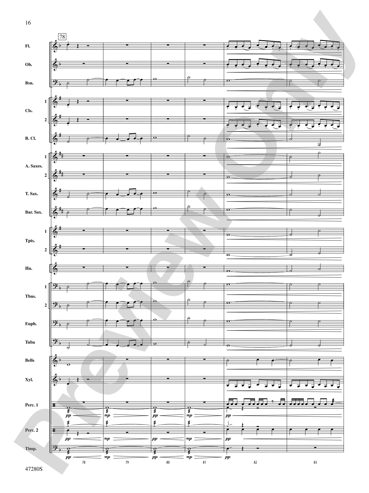 Typhoon: Concert Band Conductor Score & Parts