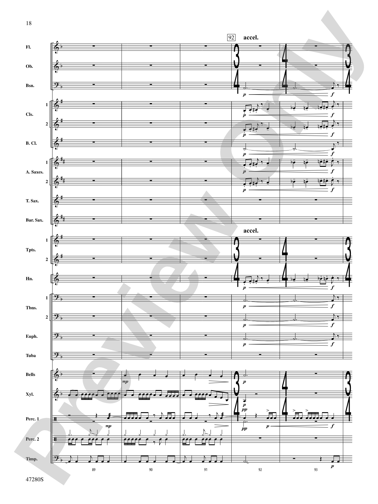 Typhoon: Concert Band Conductor Score & Parts
