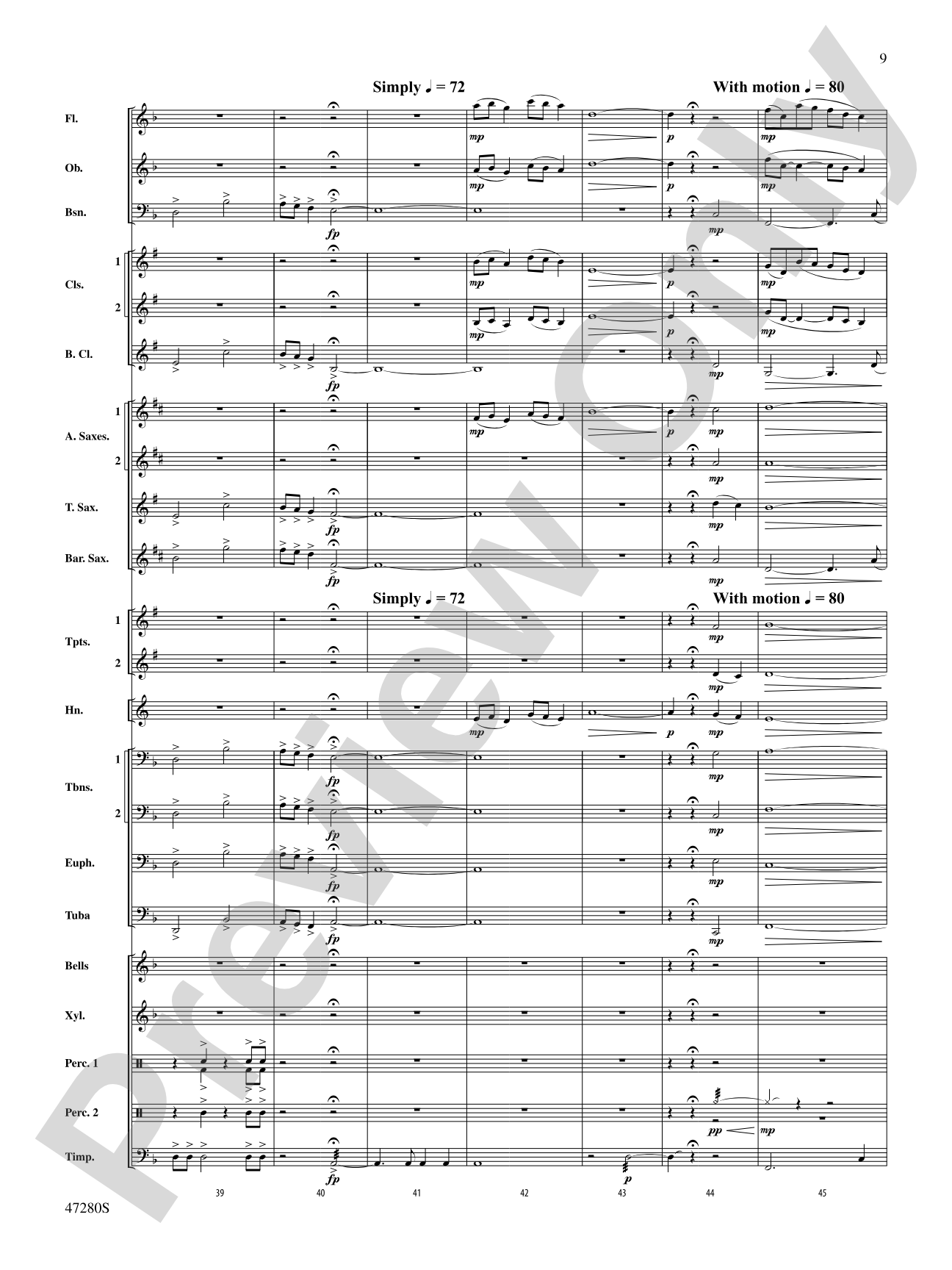 Typhoon: Concert Band Conductor Score & Parts