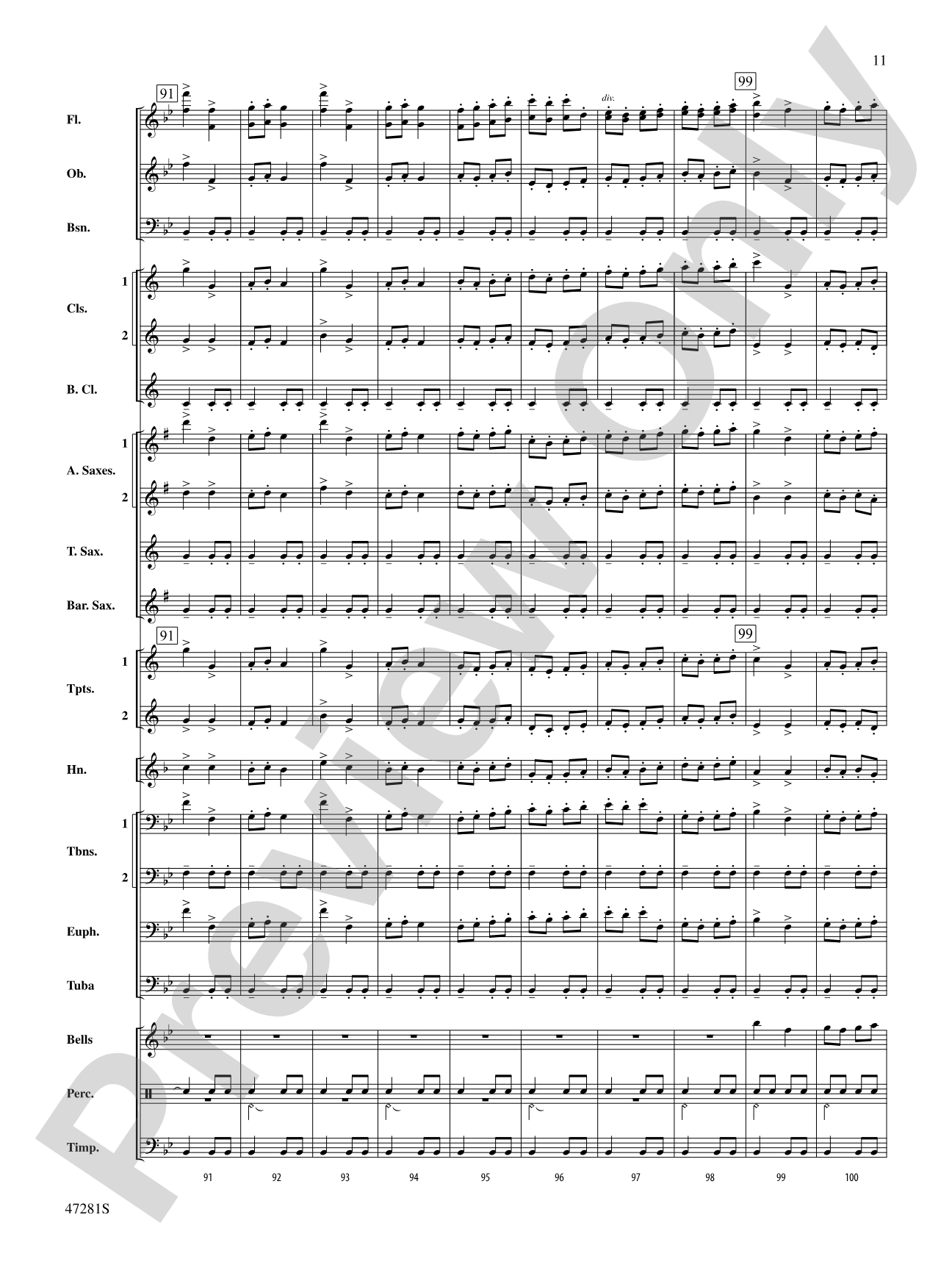 Farandole: Concert Band Conductor Score & Parts
