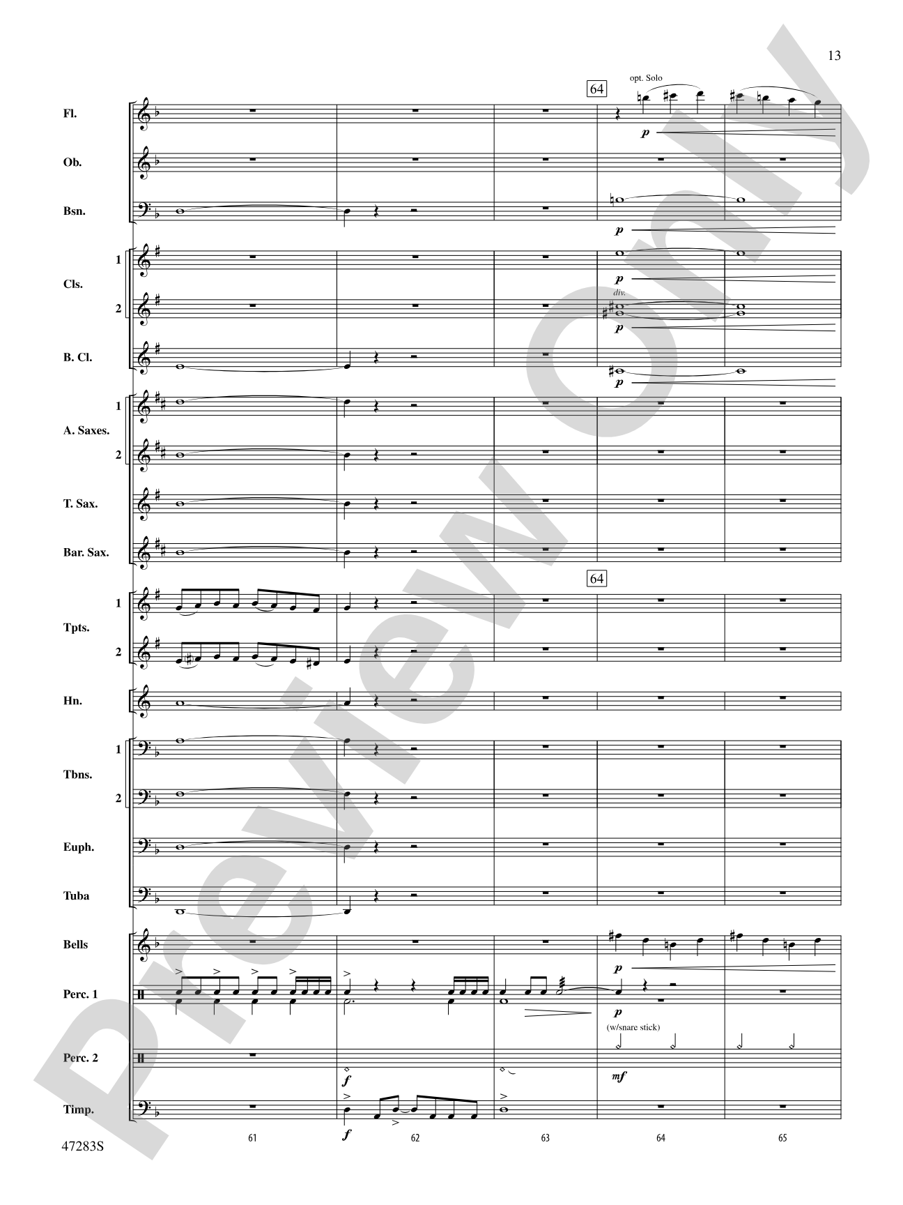 Red Giant: Concert Band Conductor Score & Parts