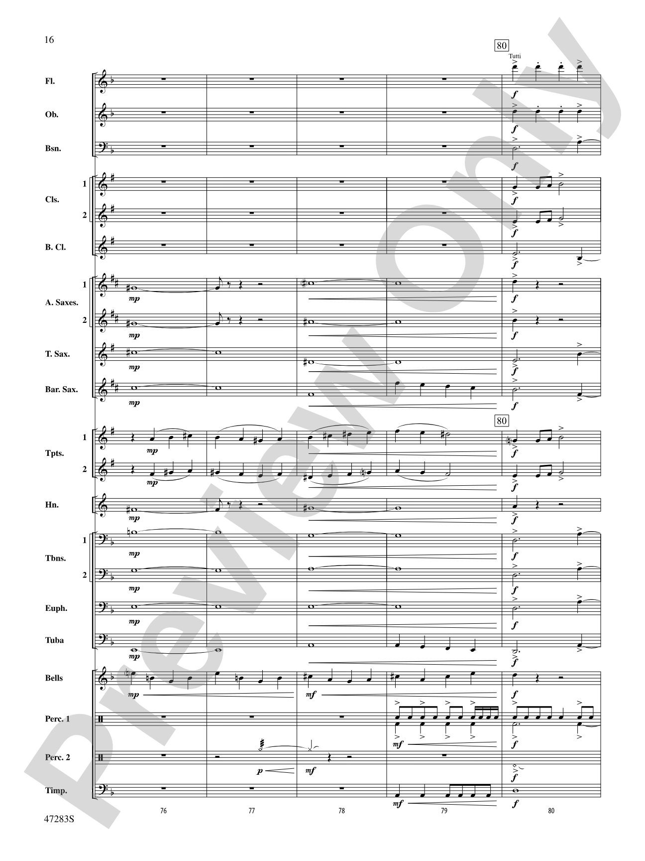 Red Giant: Concert Band Conductor Score & Parts