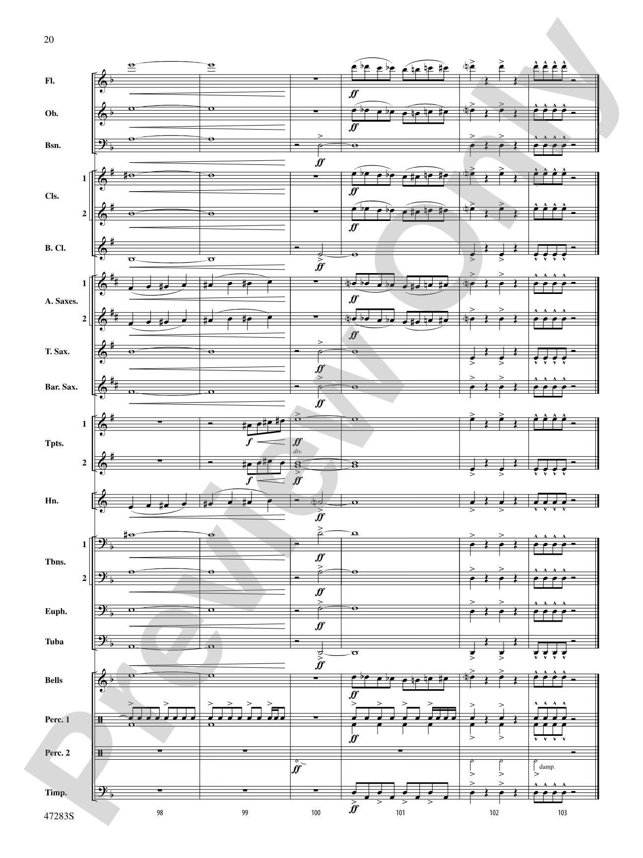 Red Giant: Concert Band Conductor Score & Parts