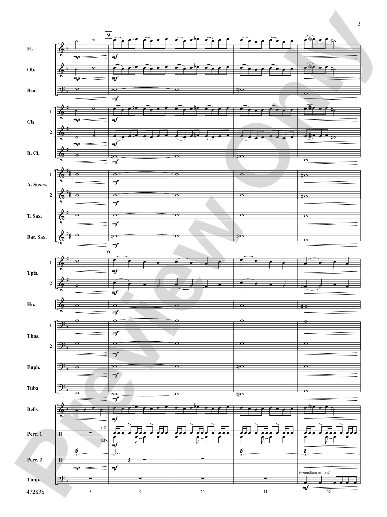 Red Giant: Concert Band Conductor Score & Parts