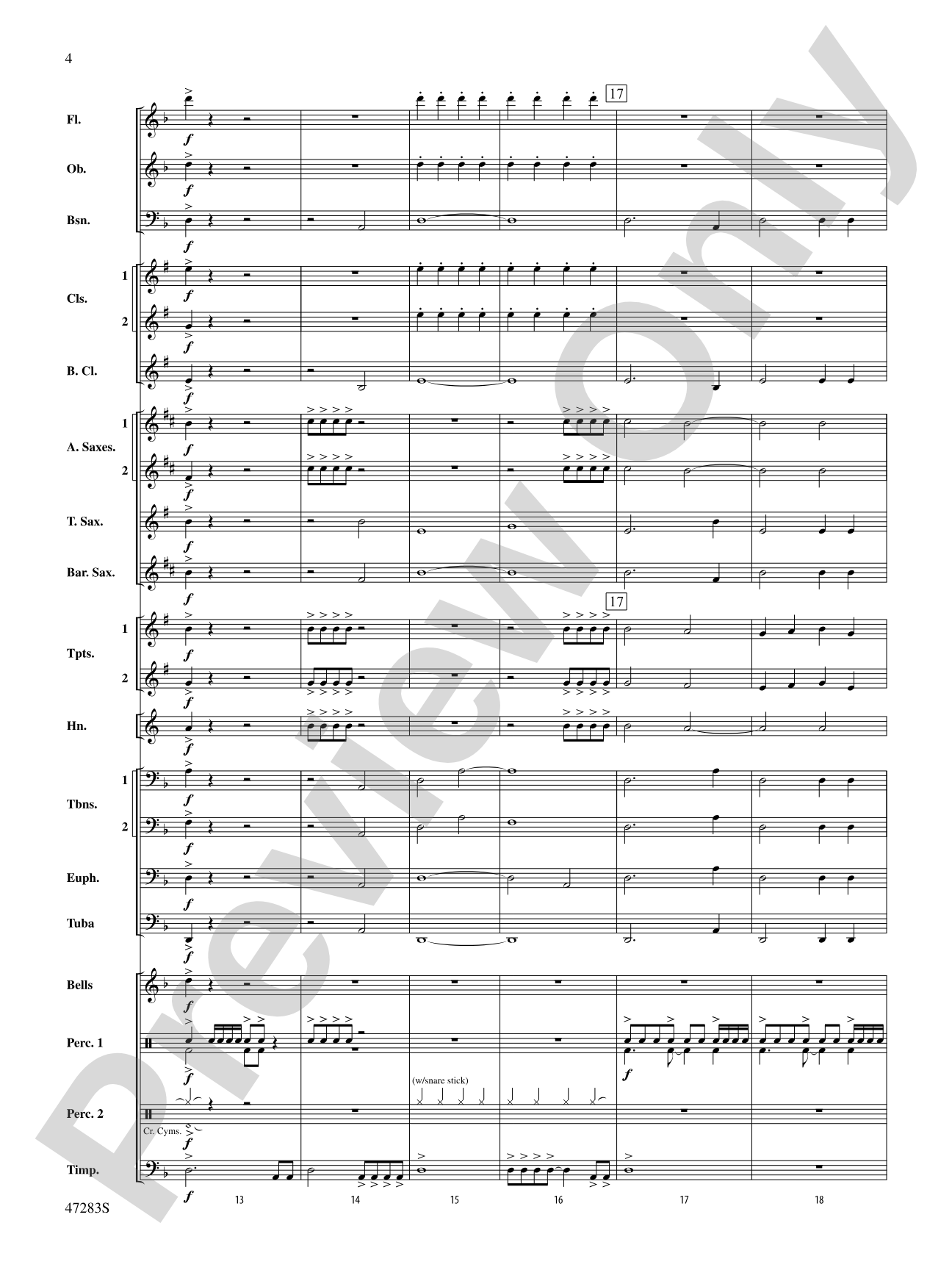 Red Giant: Concert Band Conductor Score & Parts