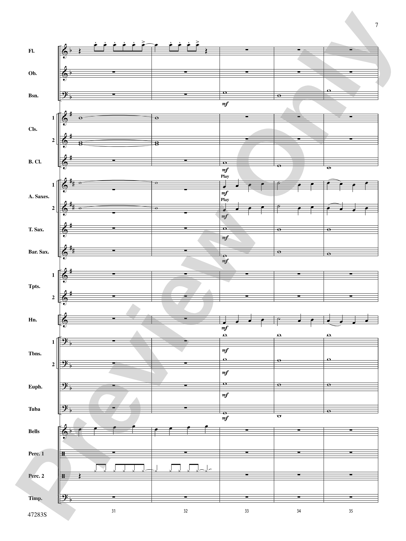 Red Giant: Concert Band Conductor Score & Parts