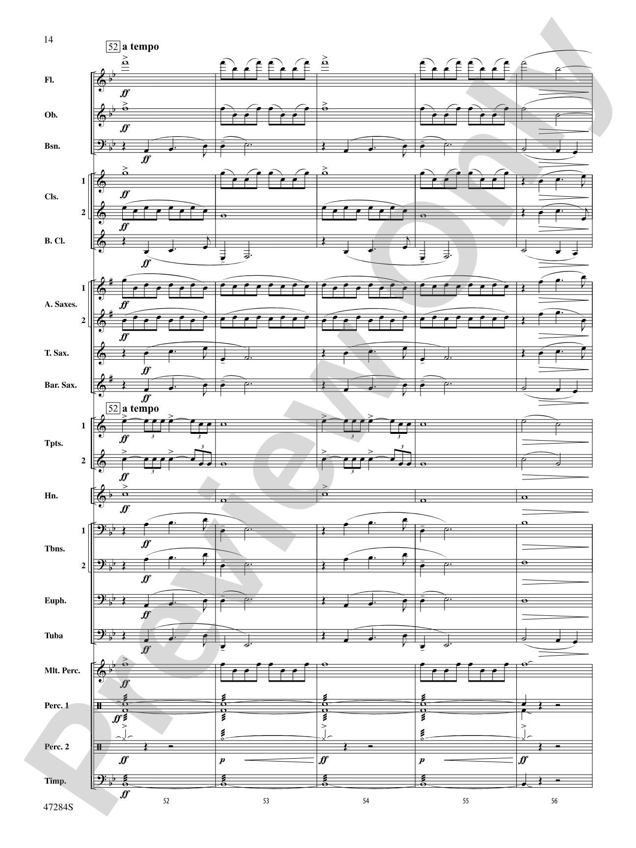 The Hiding Place: Concert Band Conductor Score & Parts