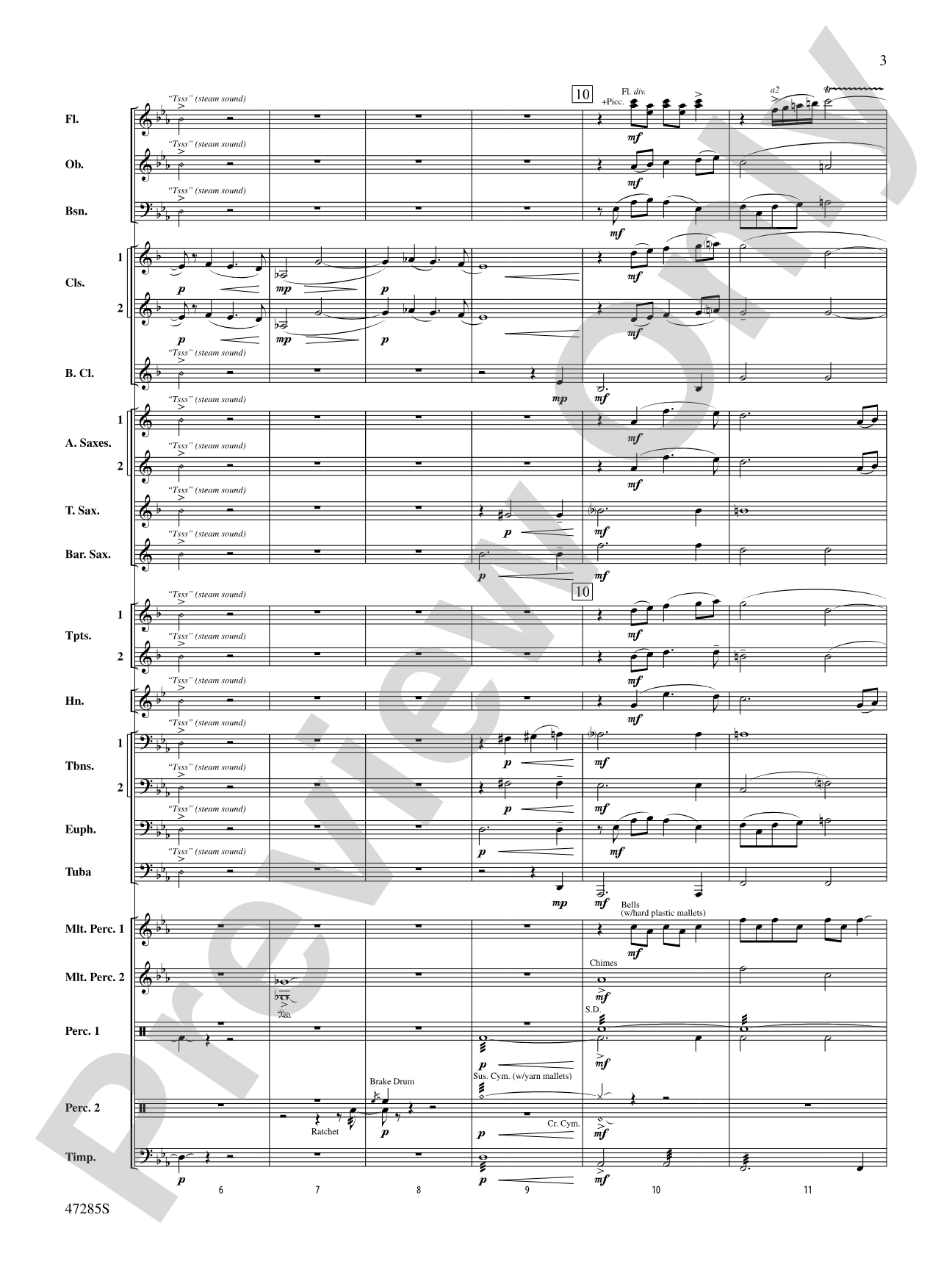 Extraordinary Machines of Clockwork and Steam: Concert Band Conductor Score & Parts