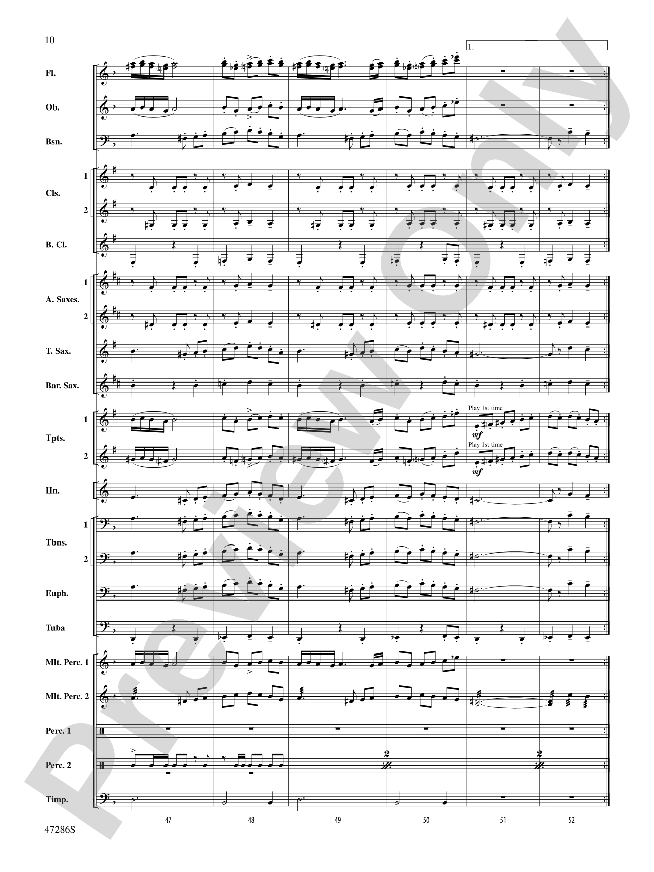 El Zorro Rojo: Concert Band Conductor Score & Parts