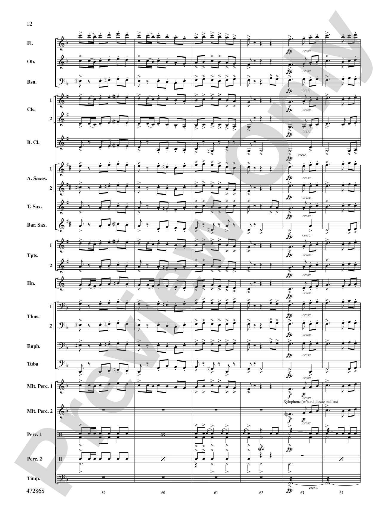 El Zorro Rojo: Concert Band Conductor Score & Parts | Randall