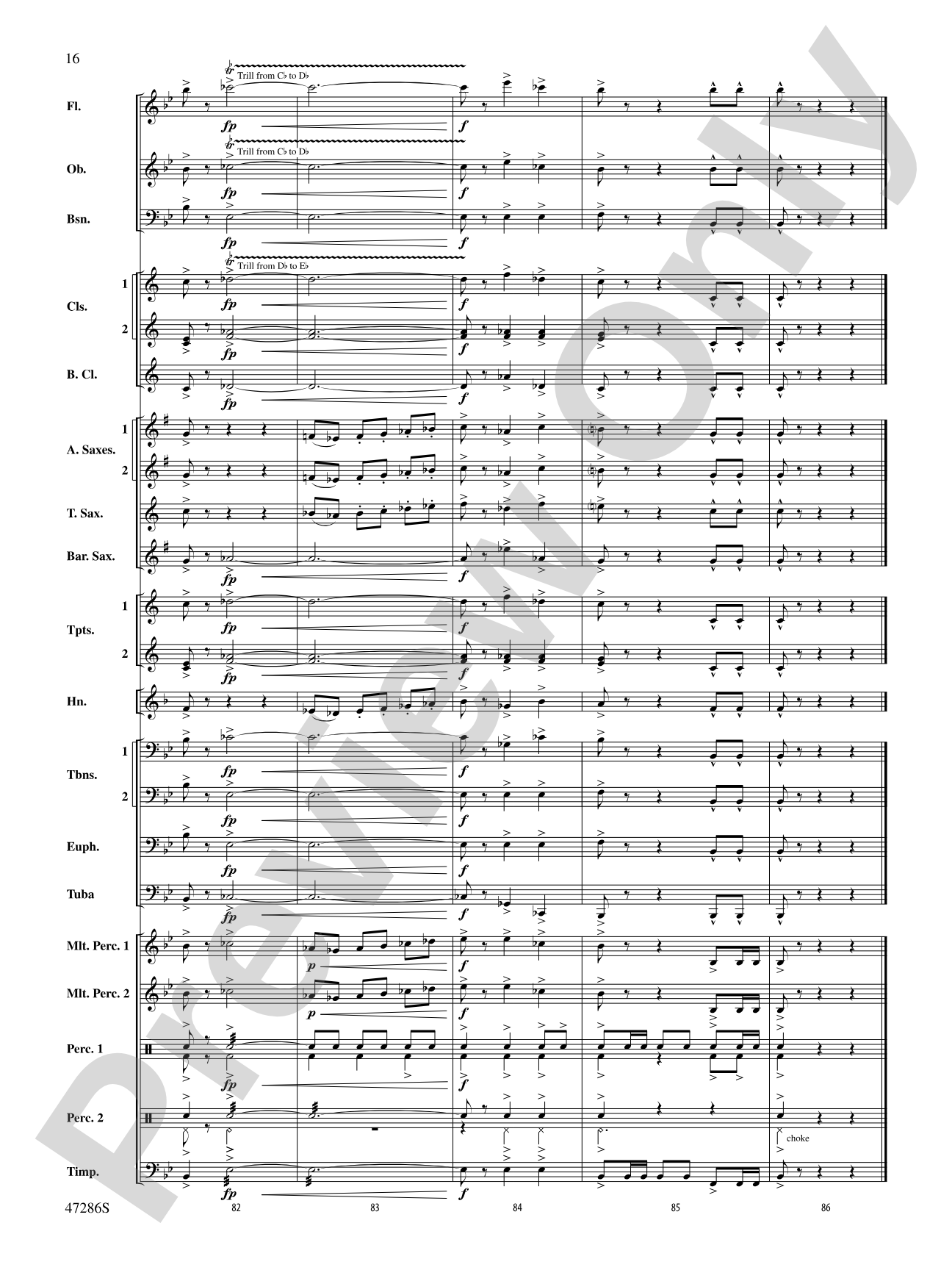 El Zorro Rojo: Concert Band Conductor Score & Parts