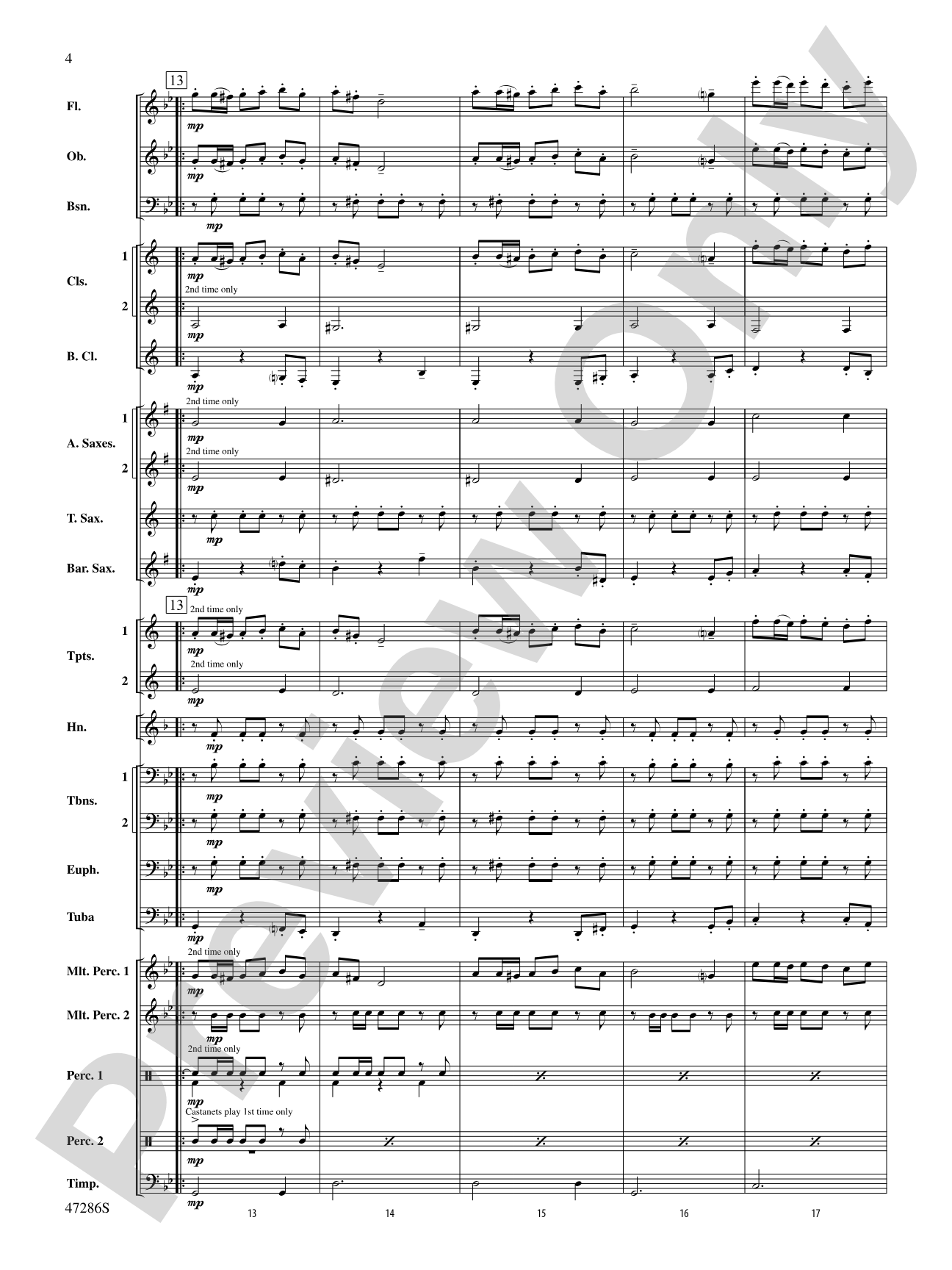 El Zorro Rojo: Concert Band Conductor Score & Parts