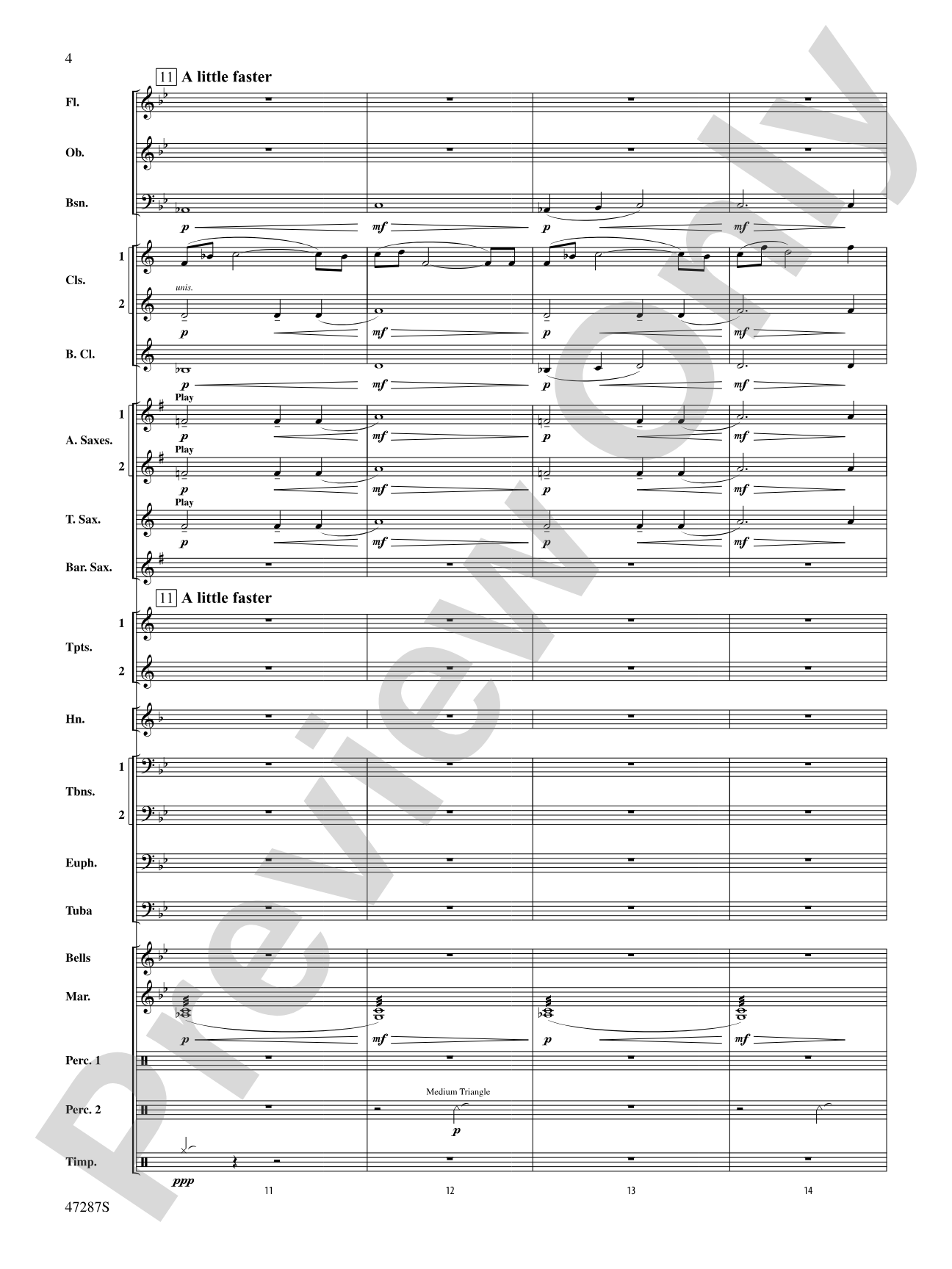 Where Morning Dawns, Where Evening Fades: Concert Band Conductor Score & Parts